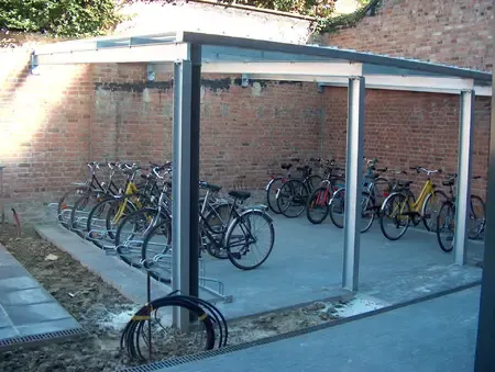 Overdekte fietsenberging